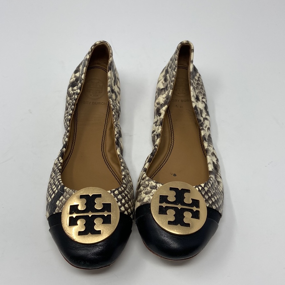 Tory Burch Snake Minnie Ballet Flats - 5.5 - Picture 5 of 9